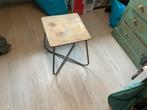 Industrieel bijzet tafeltje ,origineel, Ophalen, Minder dan 45 cm, Minder dan 55 cm, Gebruikt