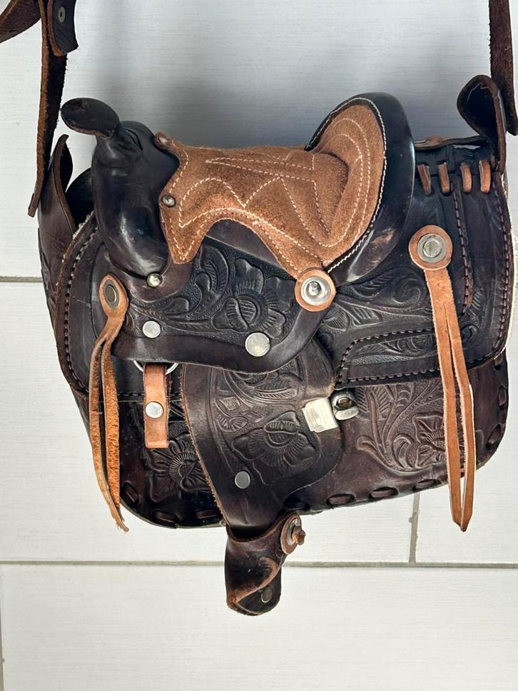 Western zadel tas., Sieraden, Tassen en Uiterlijk, Tassen | Damestassen, Gebruikt, Handtas, Ophalen of Verzenden