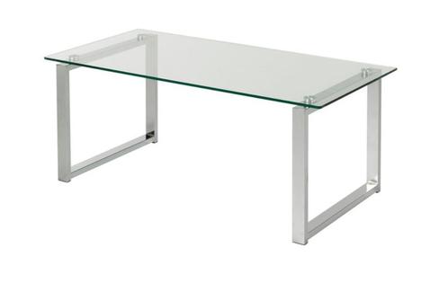 Bijzettafel Salontafel Glastafel Tafel 100 x 50 cm, Huis en Inrichting, Tafels | Bijzettafels, Nieuw, Rechthoekig, Minder dan 45 cm