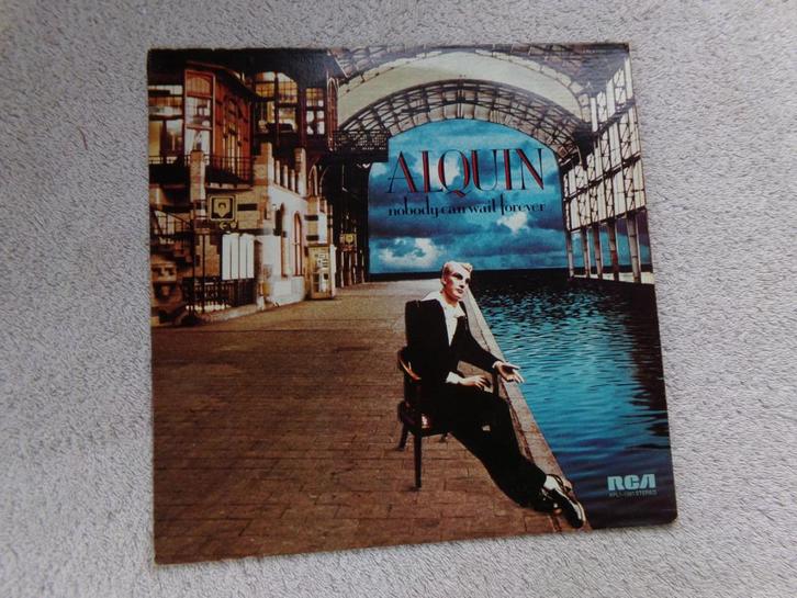 ALQUIN - nobody can wait forever ( usa ), Cd's en Dvd's, Vinyl | Rock, Zo goed als nieuw, Progressive, 12 inch, Verzenden