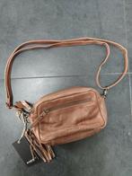 Burkely Noble Nova X-over 2-zipper dames tas, Ophalen of Verzenden, Zo goed als nieuw, Bruin, Leer