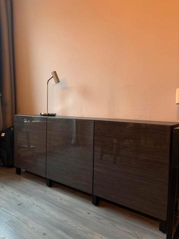 Dressoir opbergkast Besta Ikea met 3 deuren - afbeelding 2