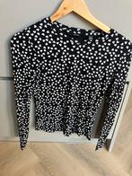 Zwart Vero Moda shirt met hartjes, Vero Moda, Zwart, Ophalen of Verzenden, Zo goed als nieuw