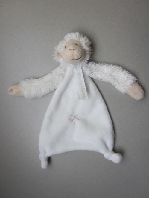 Happy Horse wit zacht pluche knuffeldoekje aapje PO5113, Kinderen en Baby's, Speelgoed | Knuffels en Pluche, Nieuw, Overige typen