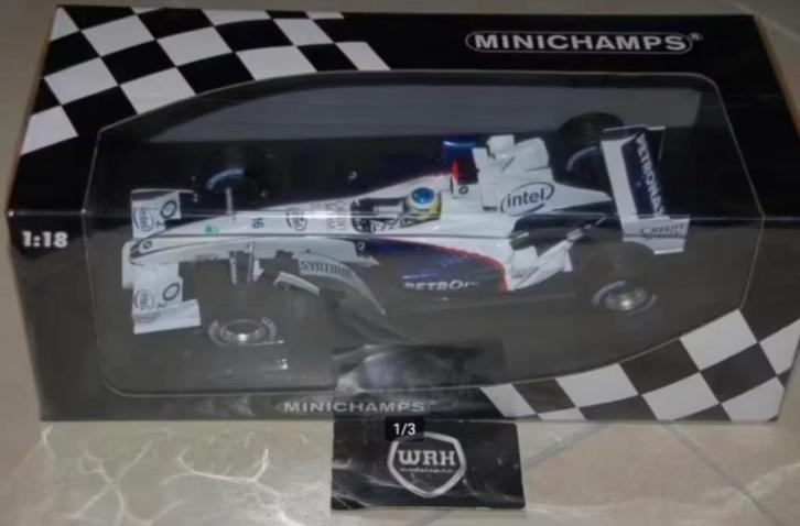 SALE 1:18 F1 SAUBER C24B HEIDFELD TEST Minichamps in box WRH, Hobby en Vrije tijd, Modelauto's | 1:18, Zo goed als nieuw, Auto