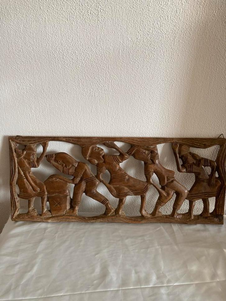 Makonde Ujamaa Familieboom Sculptuur - Tanzania, Antiek en Kunst, Kunst | Beelden en Houtsnijwerken, Ophalen of Verzenden