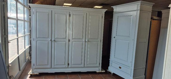 Garderobe slaapkamer brocante vintage kasten, kledingkasten, Huis en Inrichting, Kasten | Kledingkasten, Zo goed als nieuw, 200 cm of meer