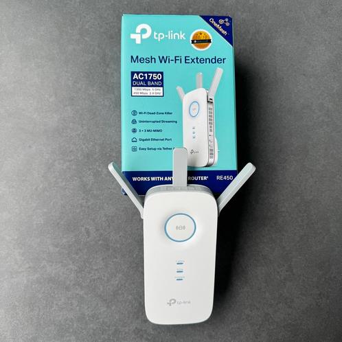 TP-Link RE450 Mesh Wifi Extender repeater versterker, Computers en Software, Netwerk switches, Zo goed als nieuw, Ophalen of Verzenden