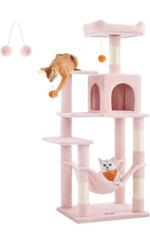 Roze Krabpaal, Dieren en Toebehoren, Krabmeubelen, Zo goed als nieuw, Ophalen