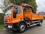 IVECO Eurocargo , 190EL25 EEV . kipper , HMF kraan ,, Auto's, Euro 5, Cruise Control, Bedrijf, Geïmporteerd