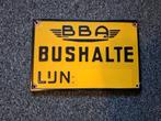 Oud BBA bushalte bordje (in Breda), Verzamelen, Ophalen, Zo goed als nieuw, Bus of Metro, Overige typen