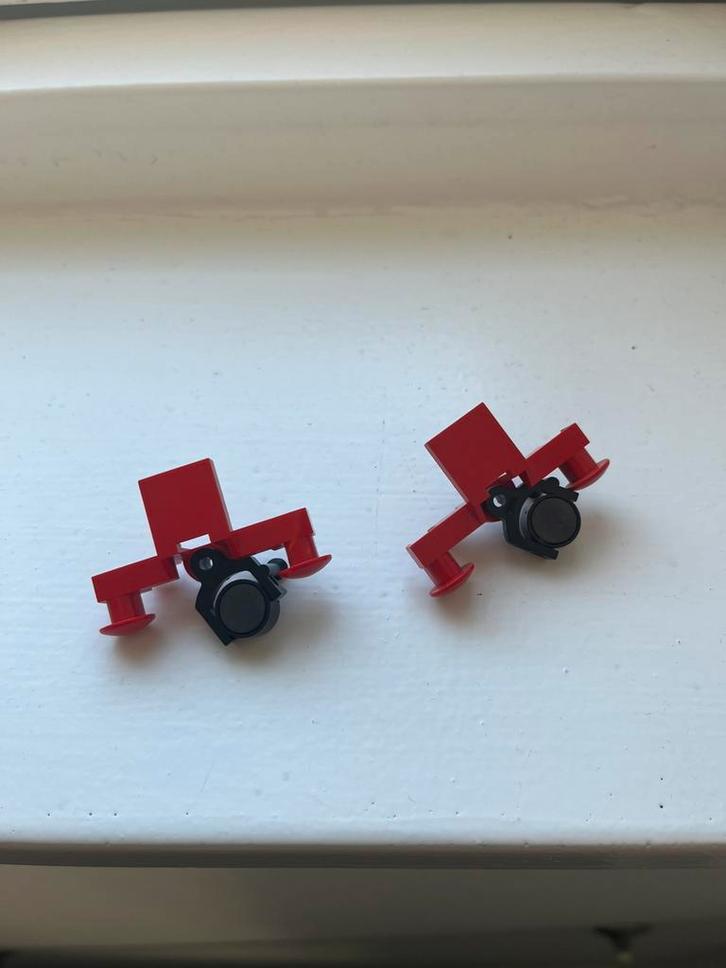 Lego 12 volt 12v rode trein buffers met magneet jaren 80, Kinderen en Baby's, Speelgoed | Duplo en Lego, Gebruikt, Ophalen of Verzenden