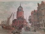 Oude prent haringpakkerstoren Amsterdam, Verzenden