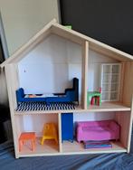 Ikea poppenhuis met inrichting, Kinderen en Baby's, Speelgoed | Poppenhuizen, Ophalen of Verzenden, Zo goed als nieuw