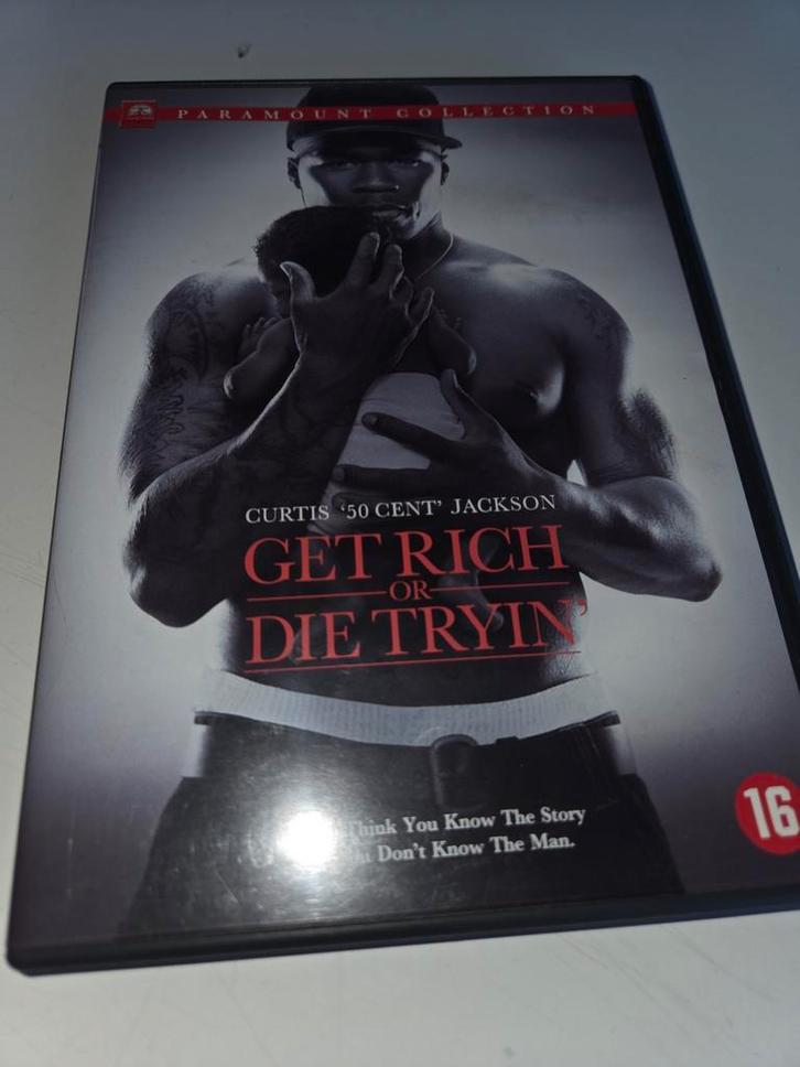 Get Rich or Die Tryin' - 50 Cent DVD, Cd's en Dvd's, Dvd's | Actie, Gebruikt, Actie, Vanaf 16 jaar, Ophalen