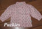 Roze gebloemde Feetje blouse maat 80 *NIEUW*, Meisje, Nieuw, Ophalen of Verzenden, Overhemdje of Bloesje