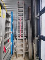 Reformladder 3-delig 3 x 12, Doe-het-zelf en Verbouw, Ladders en Trappen, Ophalen, Gebruikt, Ladder, Opvouwbaar of Inschuifbaar