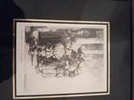 Rembrandt Ets - Bedelaars, Antiek en Kunst, Ophalen of Verzenden