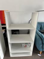Witte Boekenplank/Stellingkast - 40x64x122 cm, Ophalen, Met plank(en), Gebruikt, 100 tot 150 cm