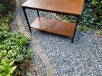 Vintage Jaren 70 Trolley / Bijzettafel, Minder dan 55 cm, Gebruikt, Metaal of Aluminium, Vintage jaren 70