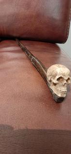 Wandelstok met Doodskop, Antiek en Kunst, Antiek | Overige Antiek, Ophalen of Verzenden