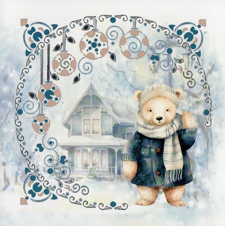 kaart met stickertjes nr 157, Hobby en Vrije tijd, Kaarten | Zelfgemaakt, Nieuw, Overige thema's, Ophalen of Verzenden