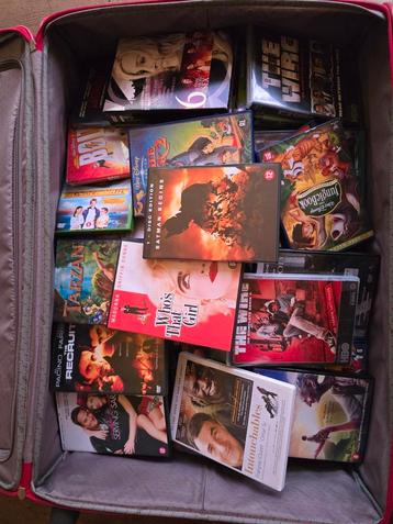 Samsonite koffer met > 100 dvd's