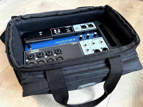 Soundcraft Ui12 digitale mixer met draagtas, Muziek en Instrumenten, Mengpanelen, Zo goed als nieuw, 10 tot 20 kanalen, Microfooningang
