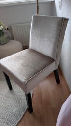 Nieuwstaat velvet chique eetkamer bureau stoel, Ophalen, Zo goed als nieuw, Eén