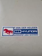 429 F. van der Heijden HD Hyundai Sticker, Auto diversen, Autostickers, Ophalen of Verzenden