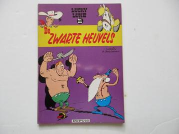 Lucky Luke 21 - De Zwarte Heuvels en 4 andere strips beschikbaar voor biedingen