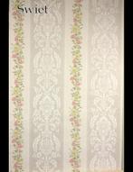 3644 Klassiek barok behang vintage roze bloemranken swiet, Verzenden, Roze