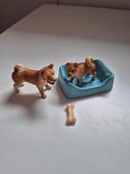 Schleich Shiba Inu Moeder en Pup - Set, Ophalen of Verzenden, Zo goed als nieuw, Overige typen