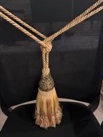 4 stuks grote luxe Embrasses Gordijnkwast met gouden details, Ophalen of Verzenden, Gebruikt