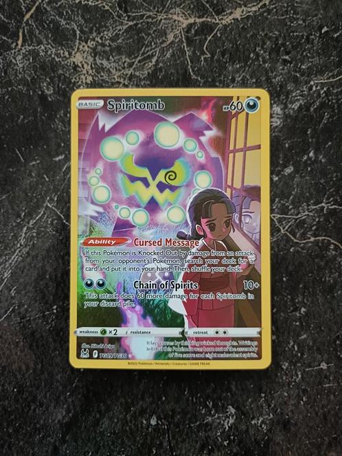 Spiritomb #TG09 - Lost Origin, Hobby en Vrije tijd, Verzamelkaartspellen | Pokémon, Zo goed als nieuw, Ophalen of Verzenden