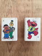 Houten stempels Sesamstraat 2 stuks NIEUW, Hobby en Vrije tijd, Stempelen, Ophalen of Verzenden, Nieuw, Houten stempel