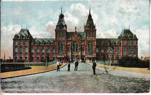 AMSTERDAM - RIJKS-MUSEUM, Verzamelen, Ansichtkaarten | Nederland, Gelopen, Noord-Holland, Voor 1920, Ophalen of Verzenden