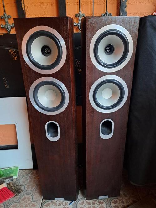 Tannoy zuilspeakers, Audio, Tv en Foto, Luidsprekers, Gebruikt, Front, Rear of Stereo speakers, 120 watt of meer, Overige merken