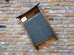 Wasbord zink en hout van vroeger muziekinstrument, Ophalen of Verzenden