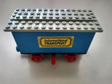 Lego trein 4,5 volt blauwe batterijwagon igst. beschikbaar voor biedingen