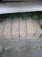 Grijs/heidekleurige betonklinkers., Tuin en Terras, Tegels en Klinkers, Ophalen, Gebruikt, Beton, Klinkers