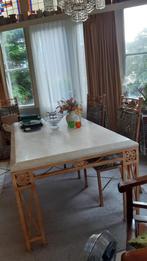 eethoek, Huis en Inrichting, Complete eetkamers, Ophalen, Gebruikt, Vintage, 4 tot 6 stoelen