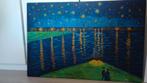 Van Gogh - Sterrennacht boven de Rhône - Geschilderd, Ophalen of Verzenden