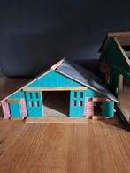 Kleine en grote houten boerderij, Kinderen en Baby's, Speelgoed | Houten speelgoed, Ophalen of Verzenden, Gebruikt