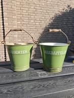 oude emaille emmers groenten en aardappelen, Ophalen of Verzenden, Gebruikt, Kunststof