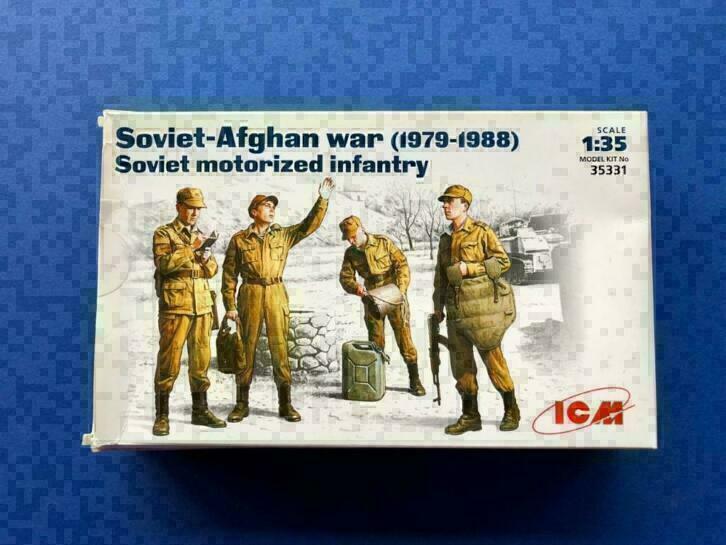 ICM 35331 Soviet motorized infantry agfhan  1/35, Hobby en Vrije tijd, Modelbouw | Figuren en Diorama's, Nieuw, 1:35 tot 1:50