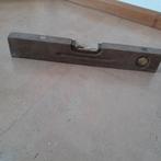 vintage houten waterpas timmergereedschap., Ophalen of Verzenden