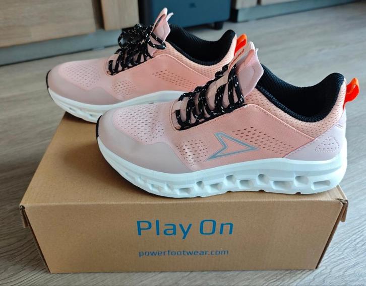 Power Export Gemini Roze/ oranje 38 z.g.a.n., Kleding | Dames, Schoenen, Zo goed als nieuw, Sneakers of Gympen, Roze, Ophalen of Verzenden