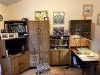 Vintage modulaire wandkast, Huis en Inrichting, Kasten | Wandmeubels, Ophalen, 250 tot 300 cm, Gebruikt, 150 tot 200 cm