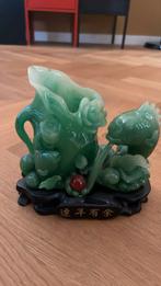 Mooie (nepjade) chinese pennenbak, Huis en Inrichting, Woonaccessoires | Vazen, Ophalen, Overige materialen, Zo goed als nieuw